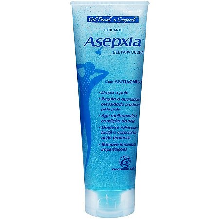 Asepxia Gel Para Ducha 250ml Esfoliante