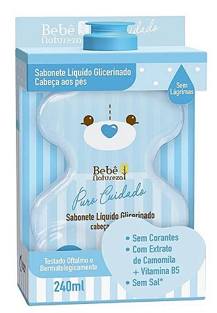 BEBE NATUREZA SABONETE LIQUIDO GLICERINADO BOY 240ML