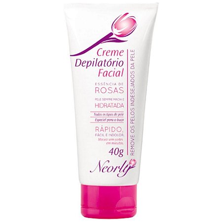 CREME DEPILATORIO FACIAL NEORLY RAPIDO 40G (ROSA)