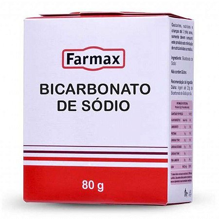 BICARBONATO DE SODIO 80G - FARMAX