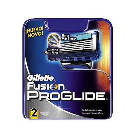 Carga p/  Aparelho Barbear Gillette Fusion c/2