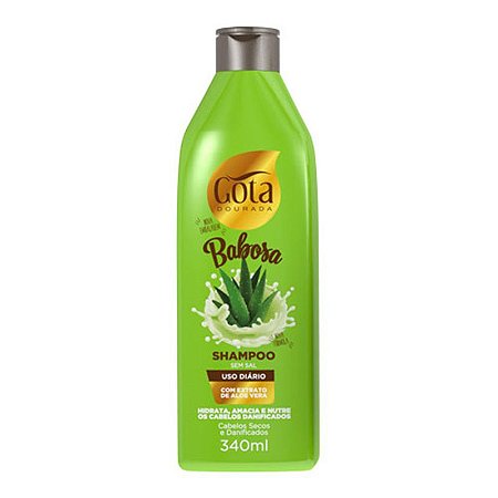 SHAMPOO GOTA DOURADA USO DIARIO BABOSA 340ML