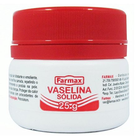 Vaselina Solida Farmax 25grs