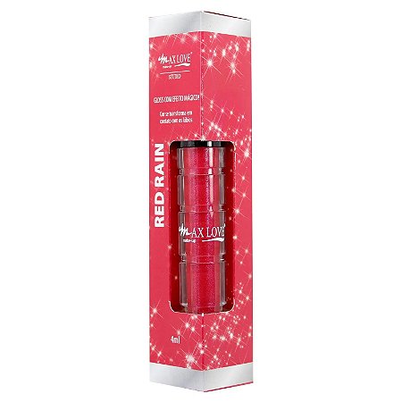 MAX LOVE GLOSS RED RAIN 4ML