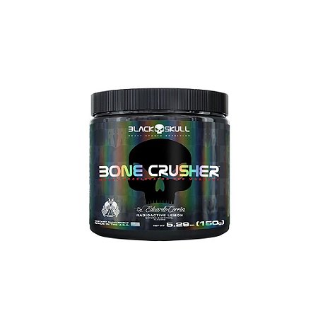 BONE CRUSHER BLACK SKULL - 150G (CAMPEÃO DE VENDAS DA CATEGORIA)