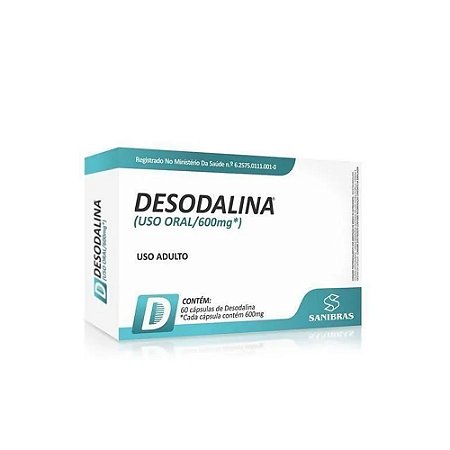 DESODALINA SANIBRAS - 60 CAPS