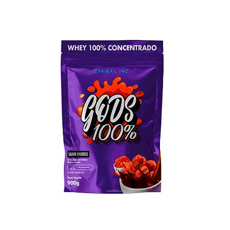 GODS 100% WHEY REFIL CANIBAL INC - 900G
