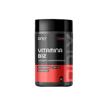 VITAMINA B12 ONLY NUTRITION - 90 CAPS