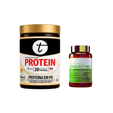 WHEY PROTEIN POWERFUEL - 450G (BRINDE CREATINA)*