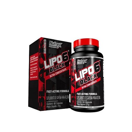 LIPO 6 BLACK NACIONAL ULTRA CONCENTRADO NUTREX - 60 CAPS