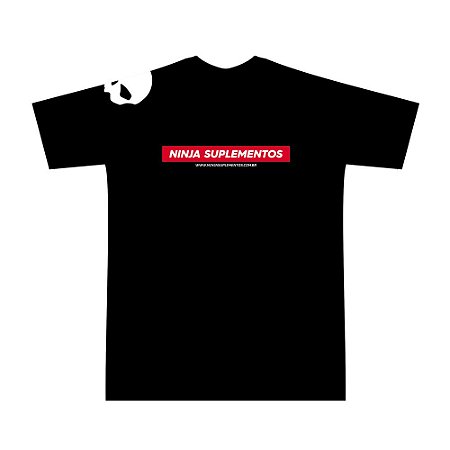 CAMISETA PRETA NINJA SUPLEMENTOS