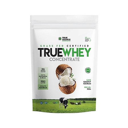 TRUE WHEY CONCENTRATE (ZERO LACTOSE) TRUE SOURCE - 900G