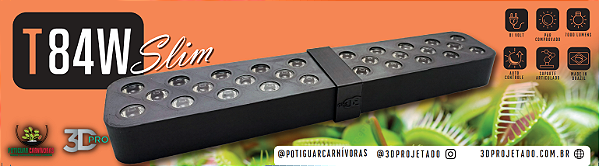 Luminaria T84W - SLIM -7000 lumens (Wi-Fi) - Luminaria para Terrário