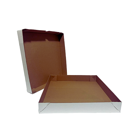 Caixa Para 100 Doces E Salgados 35x35x5 Cm - Embalagem Premium Com 10 Unidades