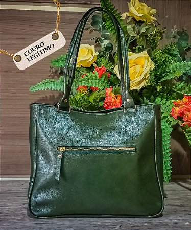 Bolsa Feminina de Couro Legitimo Lia Modas (ref-413)