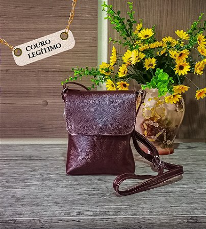 Bolsa de Couro Legitimo Lia Modas (ref-006)