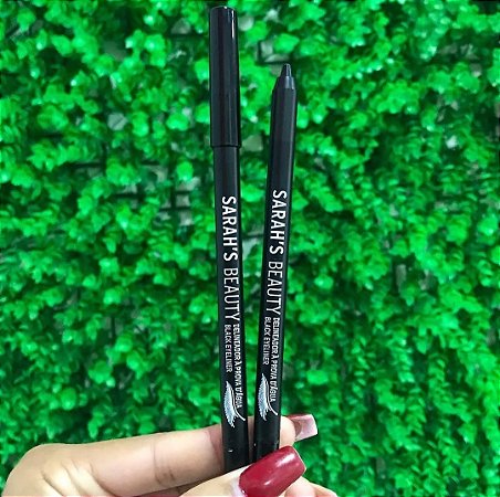LÁPIS DELINEADOR A PROVA D'ÁGUA BLACK EYELINER SARAH'S BEAUTY💕
