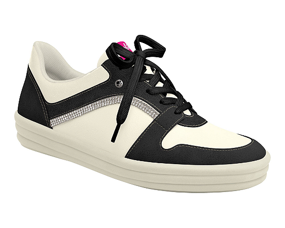 Tênis Barbie Iate Anabela Baixo Gelo/Off White 788001