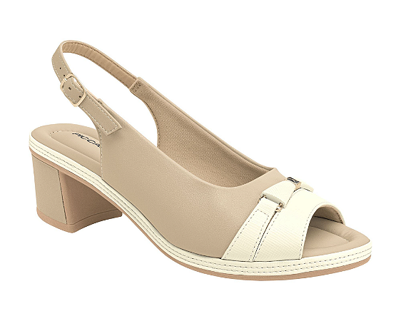 Sandália Feminina Slingback Paola Salto Médio Piccadilly 566058