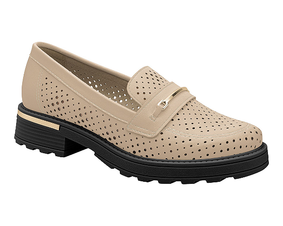 Sapato Feminino Mocassim Gisa Anabela Médio Piccadilly MaxI 735021