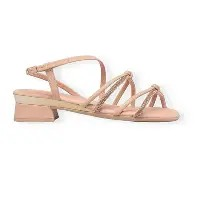 Sandália Piccadilly Feminina Salto Baixo Rosa Piccadilly 475003