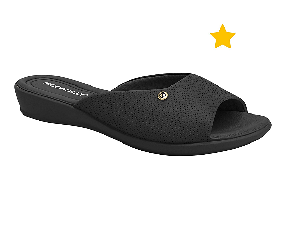 Tamanco Feminino Camila Rasteira Piccadilly 500352
