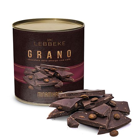 Lascas de Chocolate Meio Amargo com Café - 125g