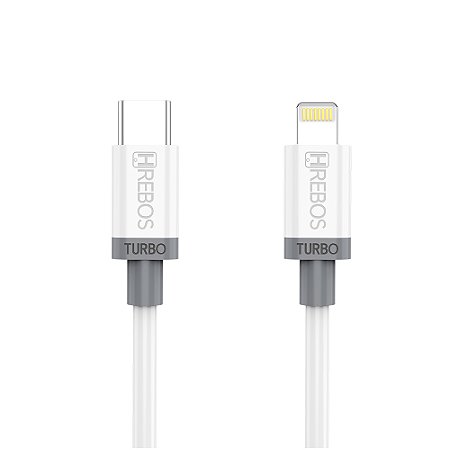 Cabo Hrebos Para Lightning Tipo C 1 Metro Turbo HS-130