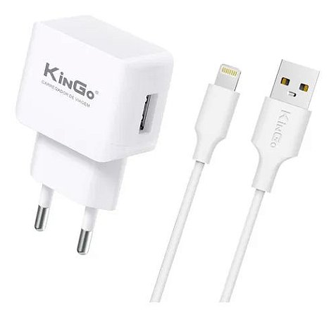 Carregador Completo Kingo Para Lightning 1.2A U101