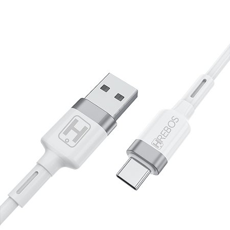 Cabo Turbo USB Para Tipo C 3 Metros Rush Hrebos HS-251