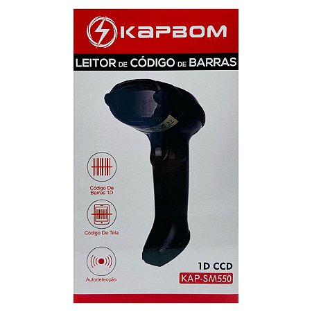 Leitor Código De Barras Kapbom Código De Tela Autodetecção KAP-SM550