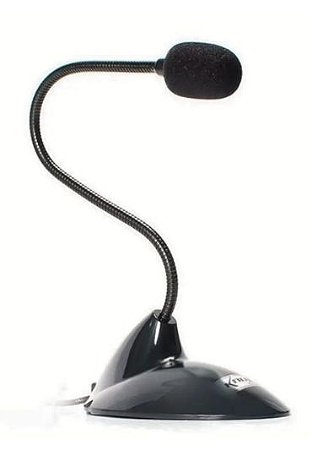 Microfone Multimídia Knup Para Computador e Notebook