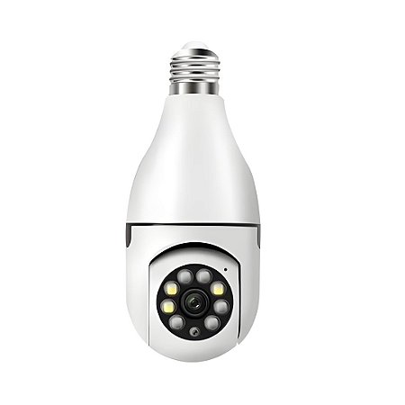 Câmera de Segurança Ípega WiFi Lâmpada Rotação Visão Noturna KP-CA187