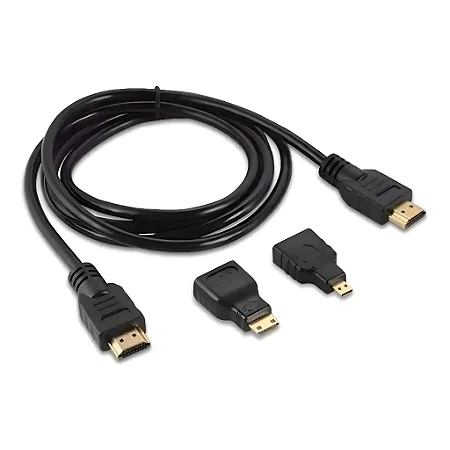 Cabo HDMI 4 em 1 Adaptador Mini E Micro HDMI It Blue LE-6623
