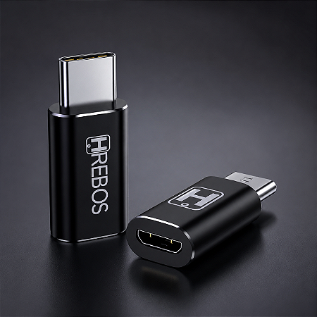 Adaptador Tipo C Para Micro USB V8 Hrebos HS-335