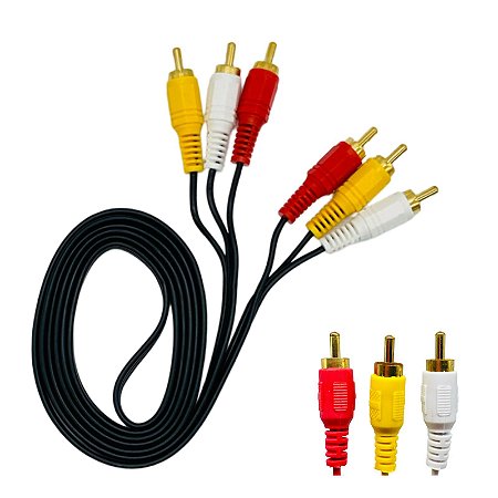 Cabo Kapbom Para Áudio e Vídeo / DVD RCA KAP-AV33