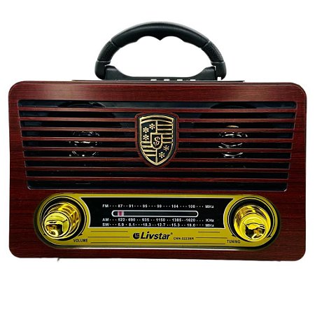 Rádio Retrô 3 Bandas FM AM SW CNN-3223