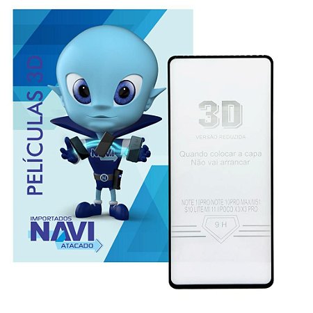 Película De Vidro 3D Para PocoPhone X3 e X3 Pro