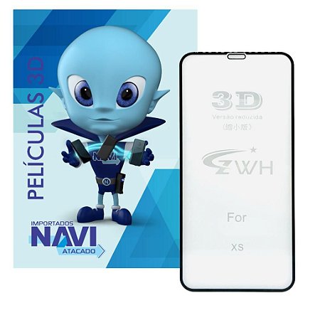 Película De Vidro 3D Para iPhone 11 Pro, X e XS