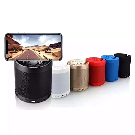 Mini Caixa De Som Bluetooth Portátil Apoio Para Celular Inova B5329
