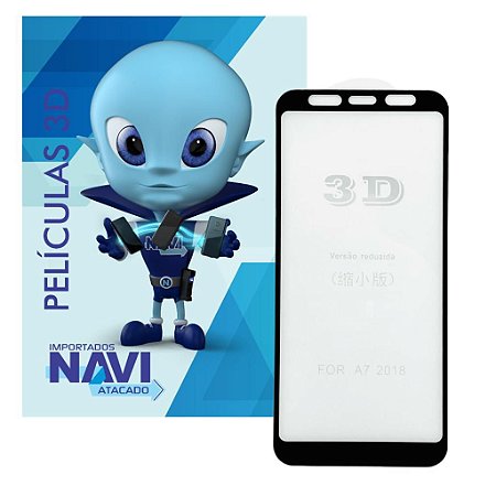 Película De Vidro 3D Para Samsung A7 2018