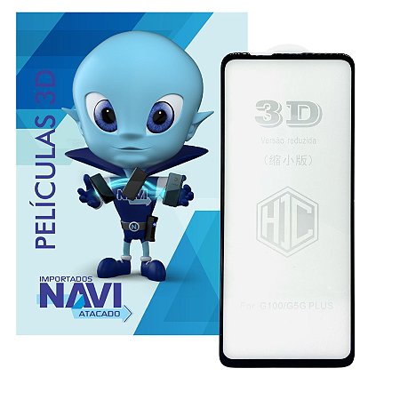 Película De Vidro 3D Para Motorola G100 e G5G Plus
