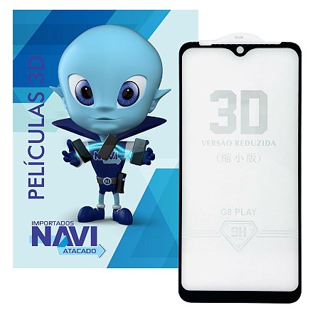 Película De Vidro 3D Para Motorola G8 Play