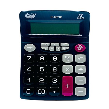 Calculadora Eletrônica 12 Dígitos Idea ID-8871C
