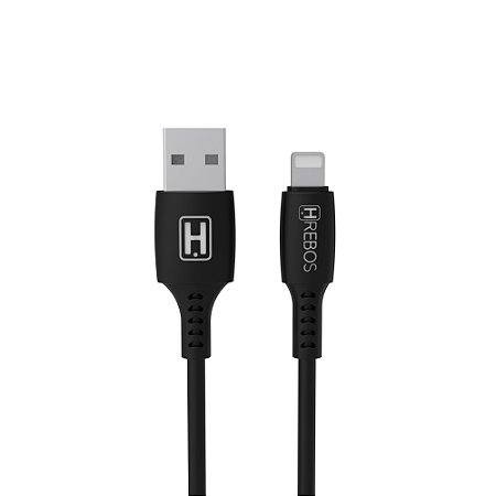Cabo Turbo USB Para Lightning 1 Metro Preto Hrebos HS-42