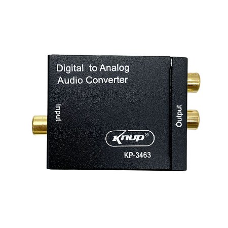 Conversor Knup De Áudio Digital Para Analógico KP-3463