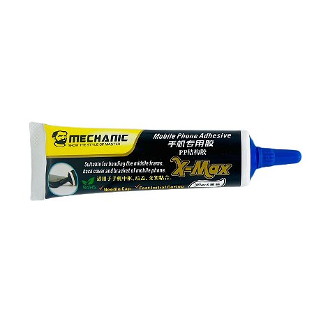 Cola Líquida Preta X-Max Mechanic Bico Agulha 50ml