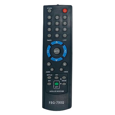 Controle Remoto Compatível Receptor VT 1000 Marca FBG