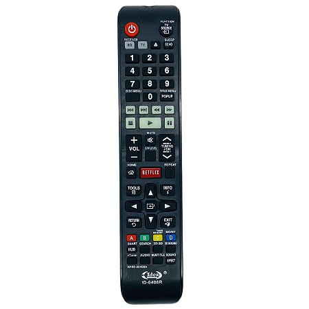 Controle Remoto Televisão Compatível Com TV Samsung Blue