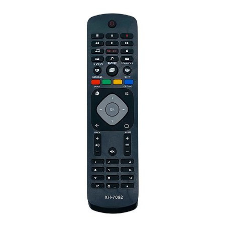 Controle Remoto Televisão Compatível Com TV PHILIPS LED